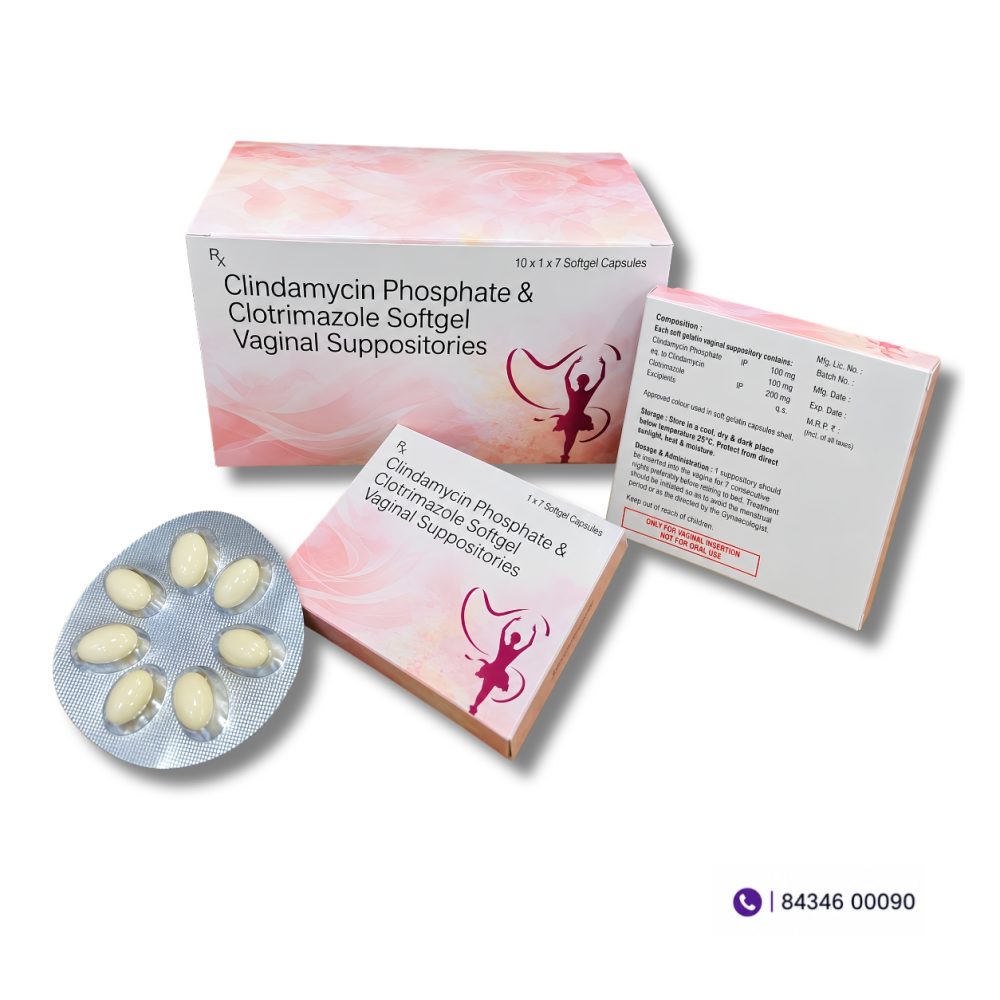 Clindamycin Phosphate & Clotrimazole Softgel Vaginal Suppositories