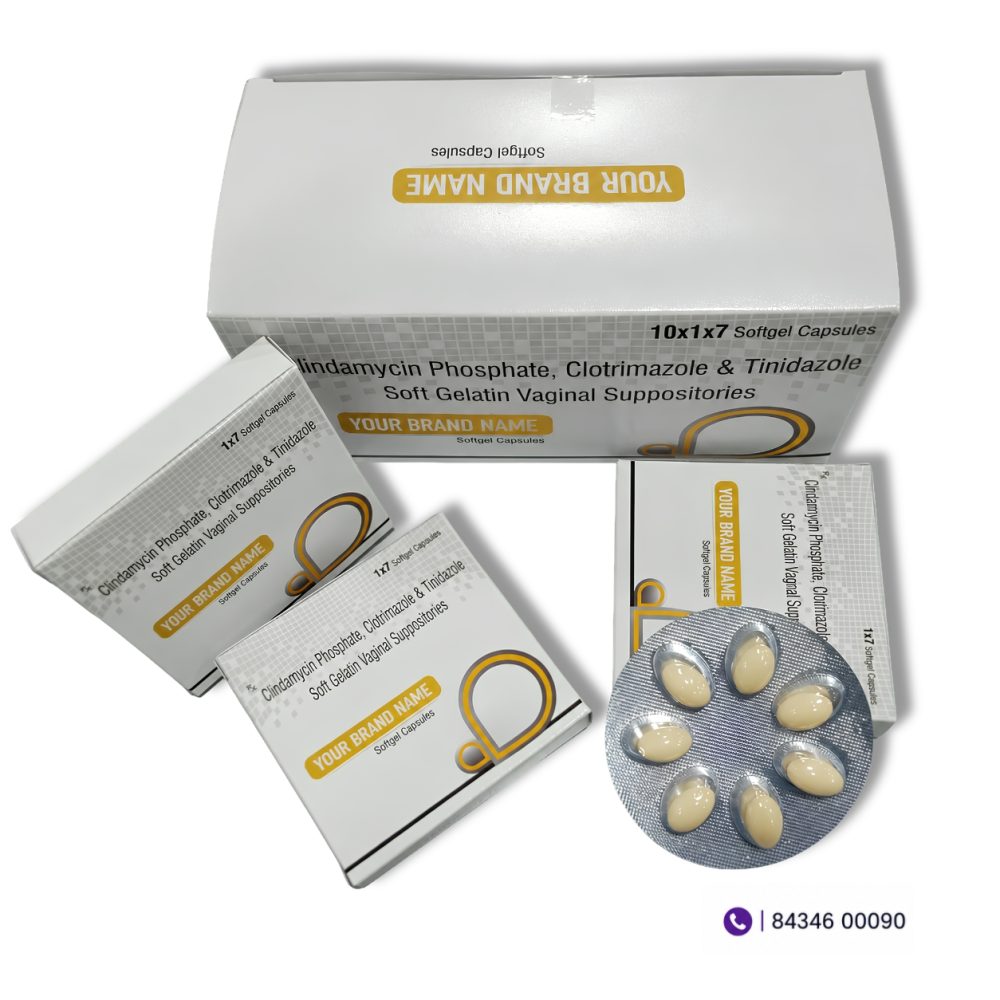 Clindamycin Phosphate, Clotrimazole & Tinidazole Soft Gelatin Vaginal Suppositories